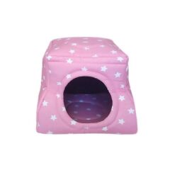 Pet Pretty Köpek Kulübesi Yıldızlı Pembe ø 50×50*40 cm