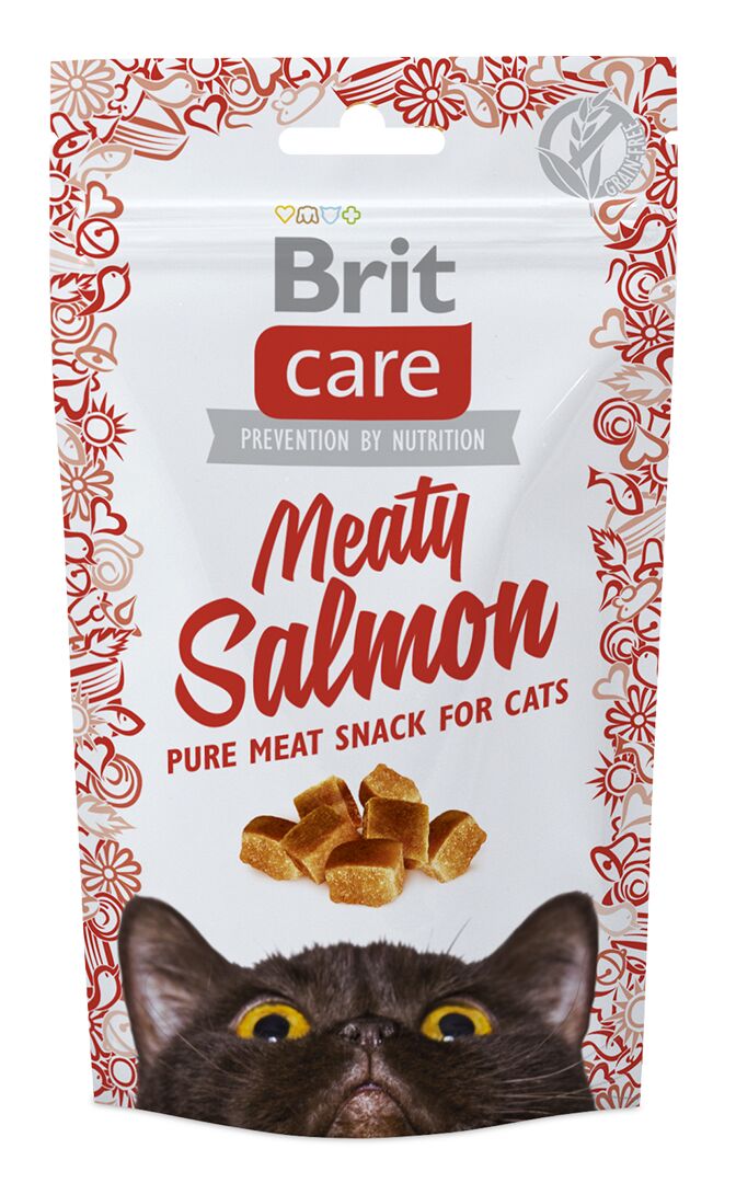Brit Care Snack Meaty Salmon Somonlu Kedi Ödülü 50 gr