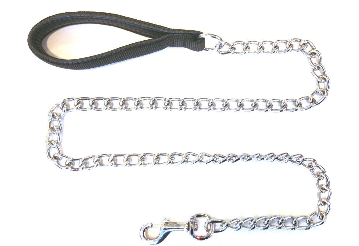 Atlantik Köpek Gezdirme Zinciri 3mm*120 Cm Siyah