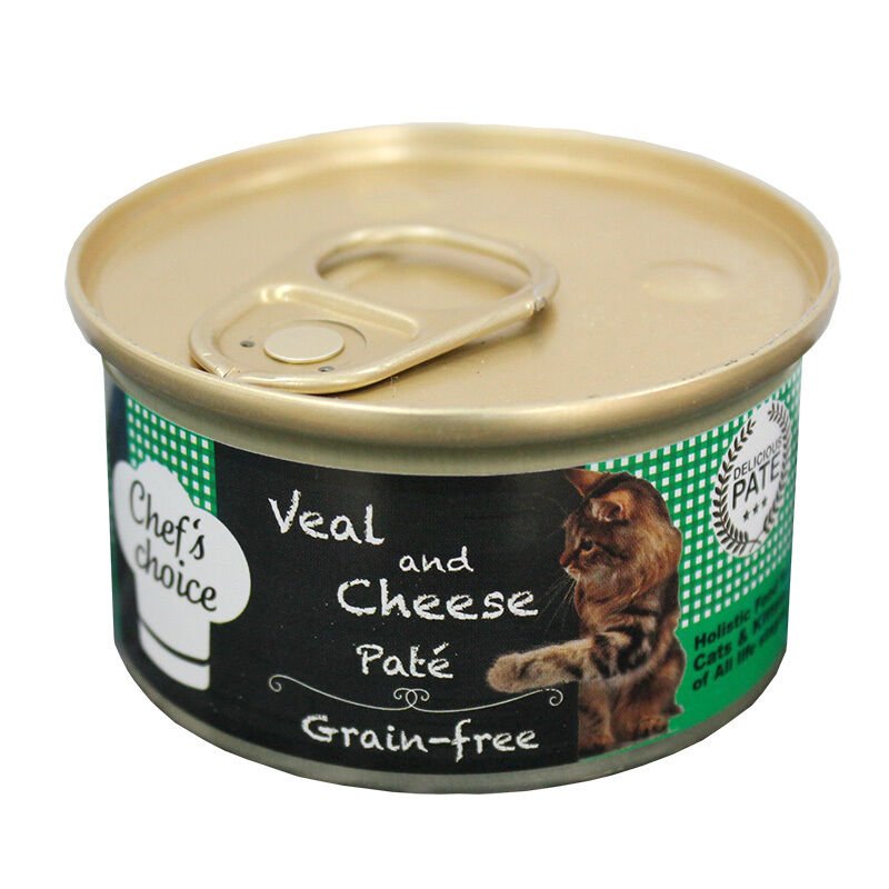 Chefs Choice Dana Etli Peynir Ezmeli Tahılsız Kedi Konservesi 85 Gr