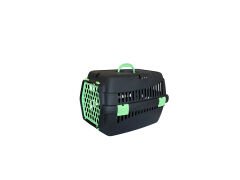 Markapet Lüx Kedi Köpek Taşıma Çantası 32 X 48 X 32 cm Siyah-Yeşil