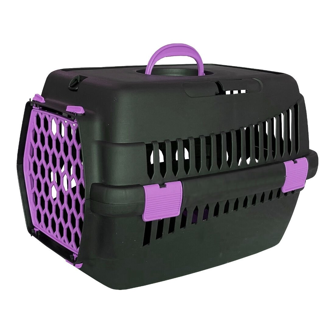 Markapet Lüx Kedi Köpek Taşıma Çantası 32 X 48 X 32 cm Mor Siyah