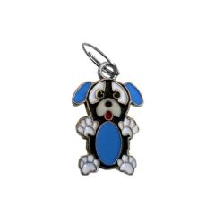 Kedi Köpek Tasma Aksesuarı Şaşkın Köpek 1.5×2.5 cm Mavi