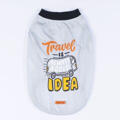 Pawstar Grey Travel Tişört Medium 26x28x41 cm