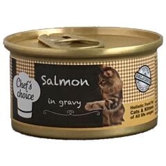 Chefs Choice Somonlu Tavuklu Kedi Yaş Mama 80 gr