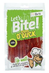 Brit Lets Bite Stripe Duck Ördek Etli Tahılsız Köpek Ödülü 80 gr