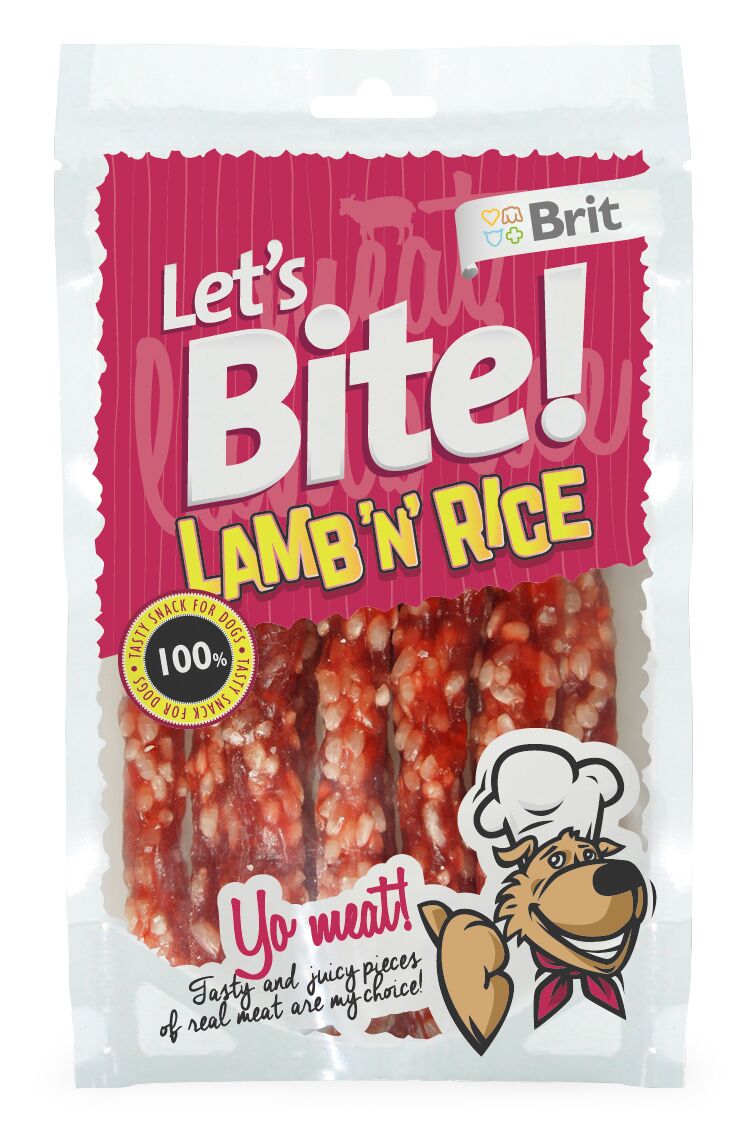 Brit Lets Bite Kuzu Etli Tahılsız Köpek Ödülü 105 gr