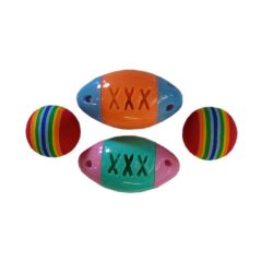 Hangyi kedi oyuncağı dörtlü set çıngıraklar-toplar 4-7 cm