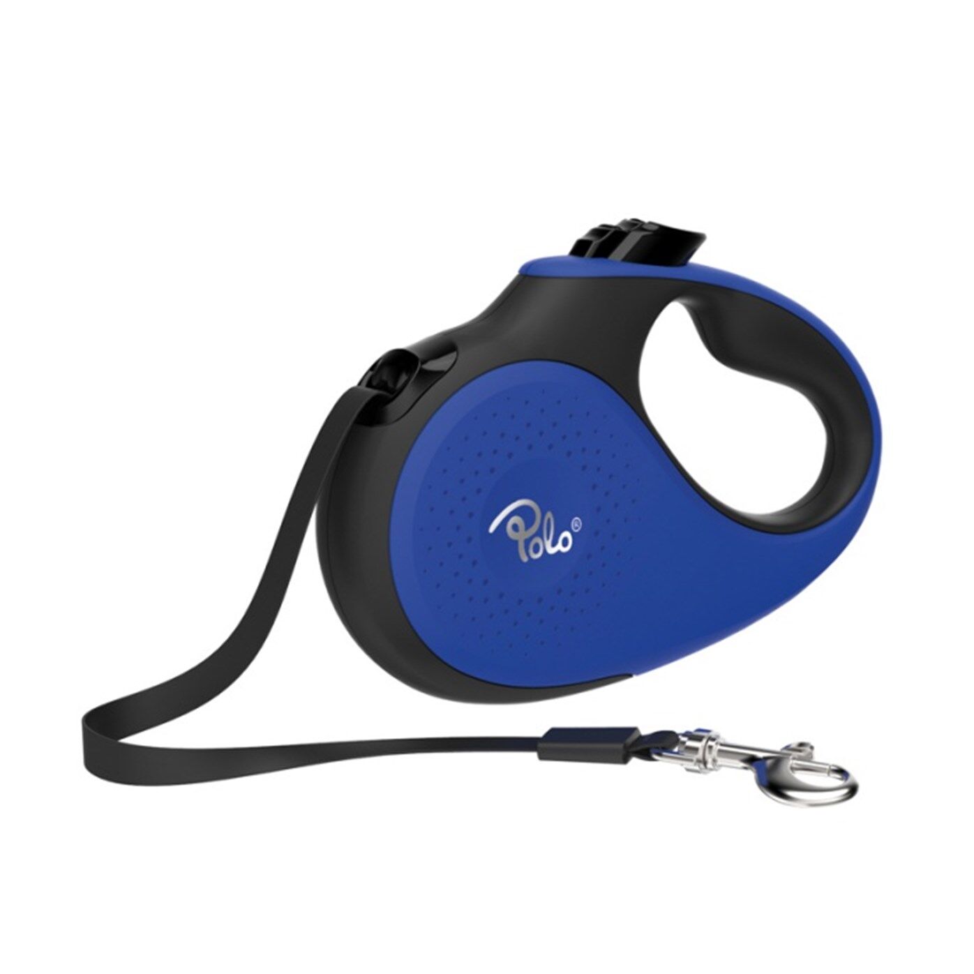 Polo Prestige Makaralı Otomatik Tasma M 5 Metre - 25 kg Mavi Siyah