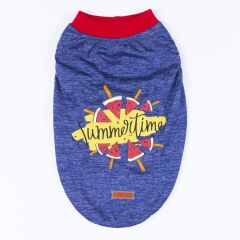 Pawstar Navy Blue Summer Time Tişört XXLarge 38X43X58 cm