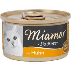Miamor Pastete Tavuklu Kedi Konserve Yaş Mama 85 gr