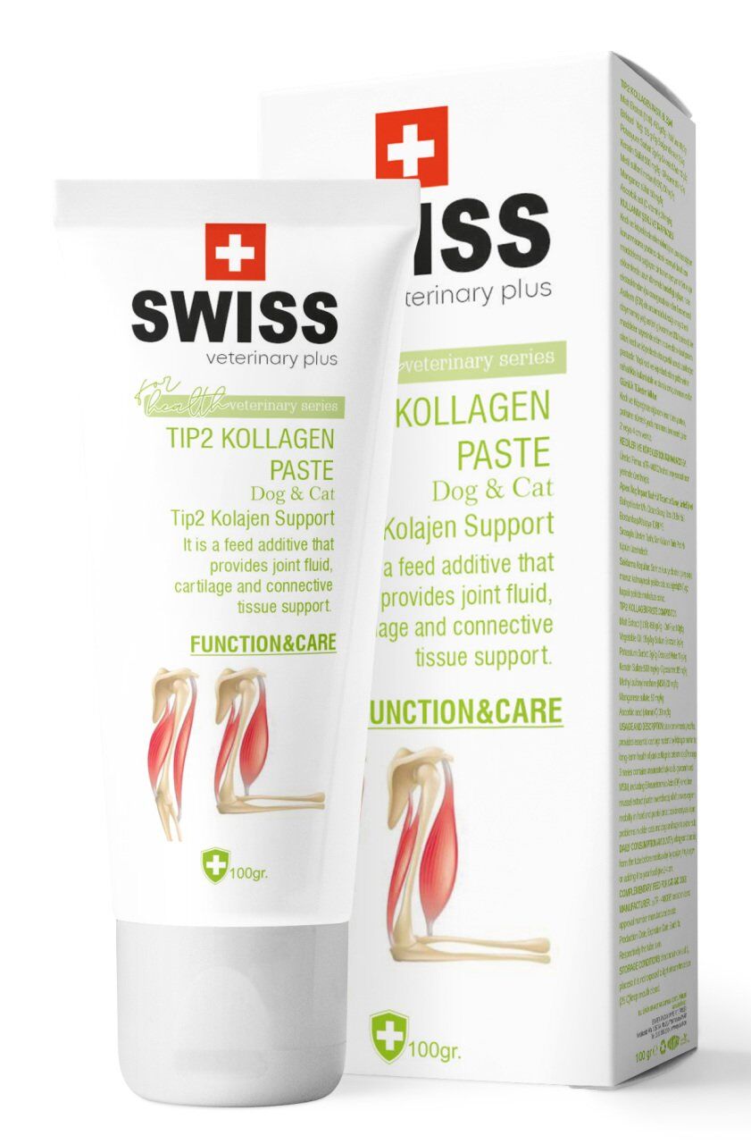 Swiss TIP2 KOLLAGEN PASTA Kedi ve Köpek Kıkırdak Doku Desteği 100 gr