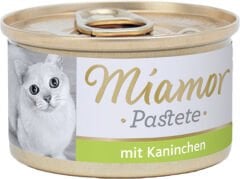 Miamor Pastete Tavşanlı Kedi Konserve Yaş Mama 85 gr