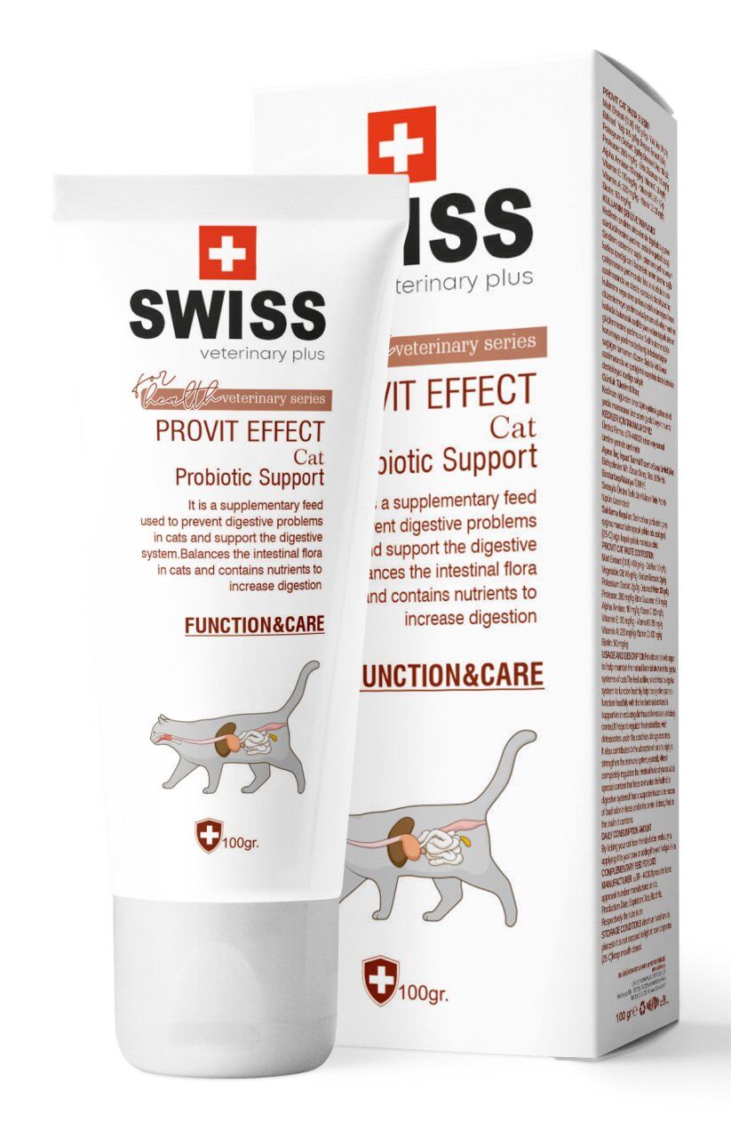Swiss PROVIT CAT PASTA Kedi Probiyotik Desteği 100 gr
