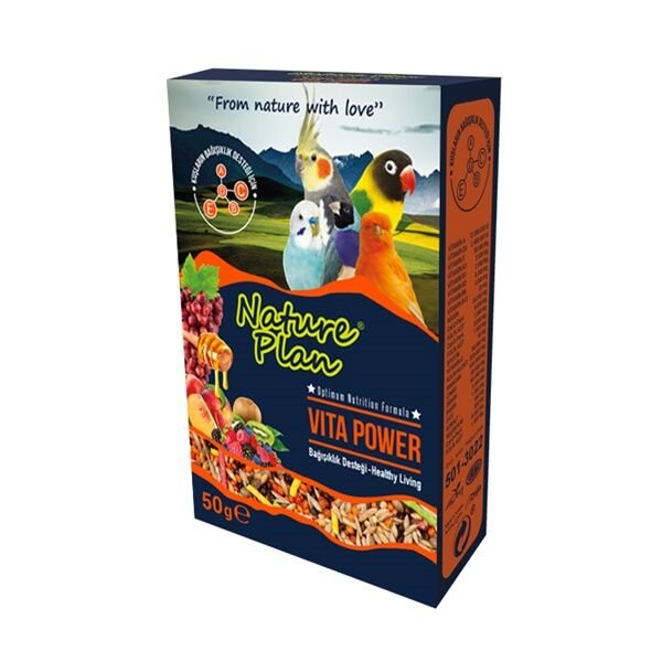 Nature Plan Vita Power Bağışıklık ve Sindirim Desteği Yem Katkısı 50 Gr