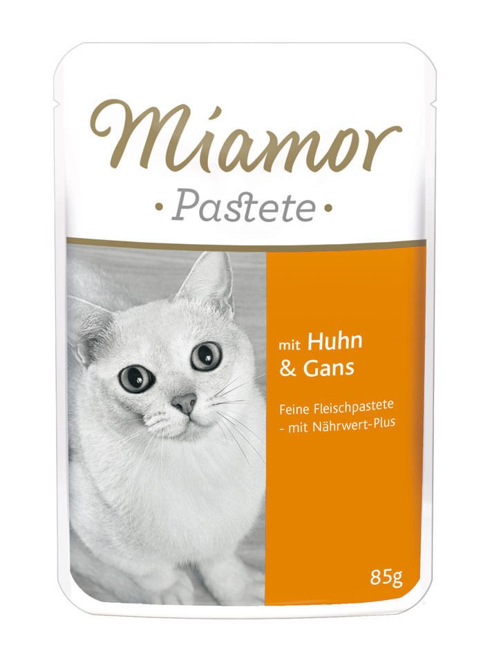 Miamor Pastete Pouch Tavuk ve Kaz Etli Kedi Maması 85 Gr