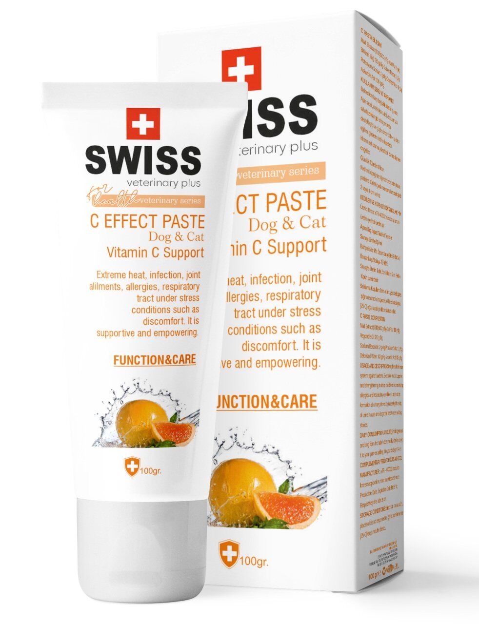 Swiss C PASTA Kedi ve Köpek Enfeksyona Karşı Destek 100 gr
