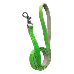 Gezdirme Kayışlı Dokuma Köpek Göğüs Tasma Seti 40*60-110 cm Neon Yeşil
