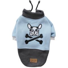 Açık Mavi Korsan Küçük Irk Polar Köpek Sweat Medium