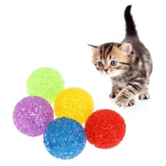 Karlie Kedi Oyuncağı Zilli Plastik Top 5 cm Çeşitli Renklerde