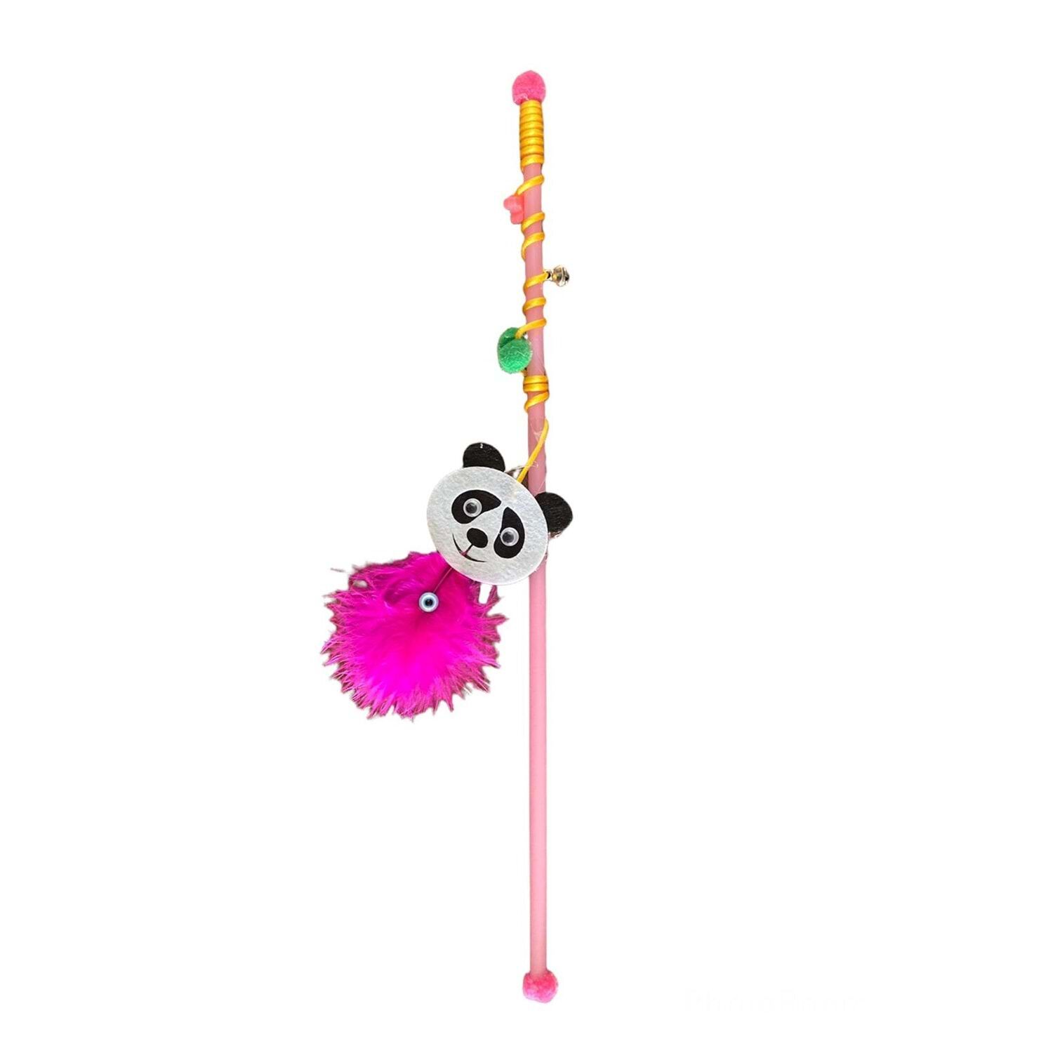 Markapet Plastik Saplı Kedi Oltası Panda 42 cm