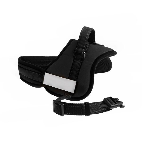 Köpek Göğüs Tasması XLarge Siyah 80-100 cm