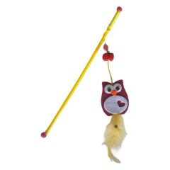 Markapet Plastik Saplı Kedi Oltası Renkli Model 42 cm