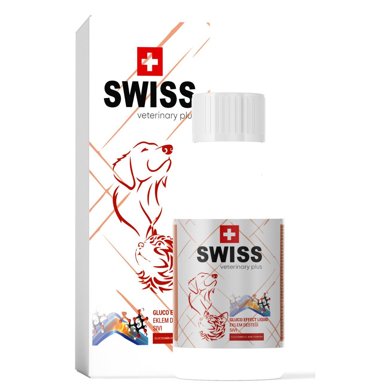 Swiss Gluco Likit Kedi ve Köpek Eklem Güçlendirici 100 ml
