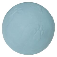 Pati Desenli Termoplastik Sert Köpek Oyun Topu 7 cm Medium Açık Mavi