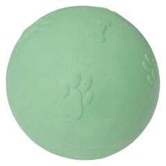 Pati Desenli Termoplastik Sert Köpek Oyun Topu 6 cm Small Yeşil