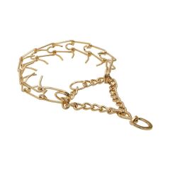 Doggie Eğitim Serisi Dikenli Zincir Köpek Boyun Tasması - 3,5x55cm - Gold