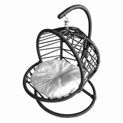 Karamel Pet Kedi Hamağı Minderli Kedi Salıncağı 40*42 cm-62 cm Siyah