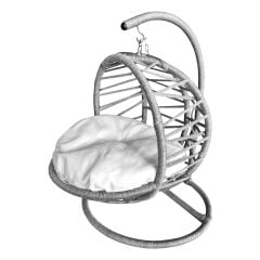 Karamel Pet Kedi Hamağı Minderli Kedi Salıncağı 40*42 cm-62 cm Gri