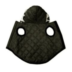 Chakie Kedi Köpek Montu Kapüşonlu 34*22 cm Siyah XSmall No:3