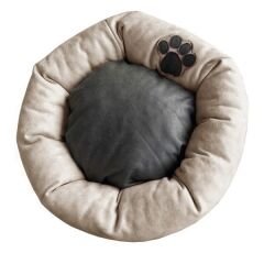 Kedi Simit Yatak Pati Desenli 14*45 cm Taba-Yeşil