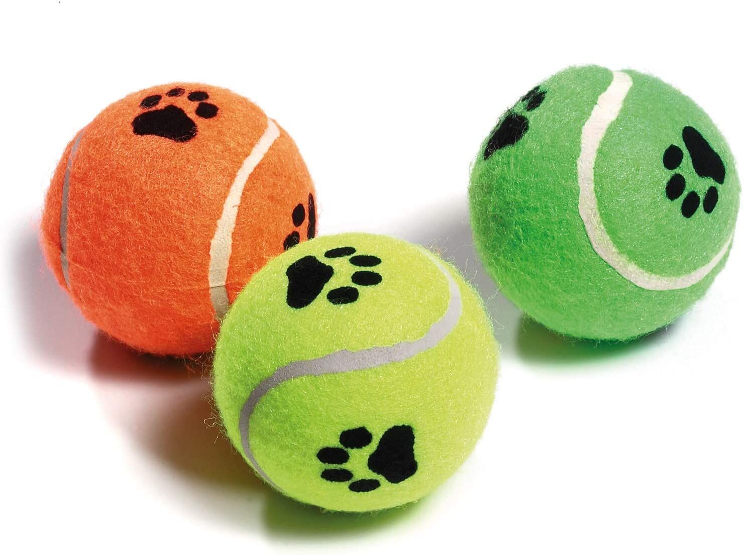 Markapet Köpek Oyuncak Tenis Topu Sert 3 Lü 6 cm