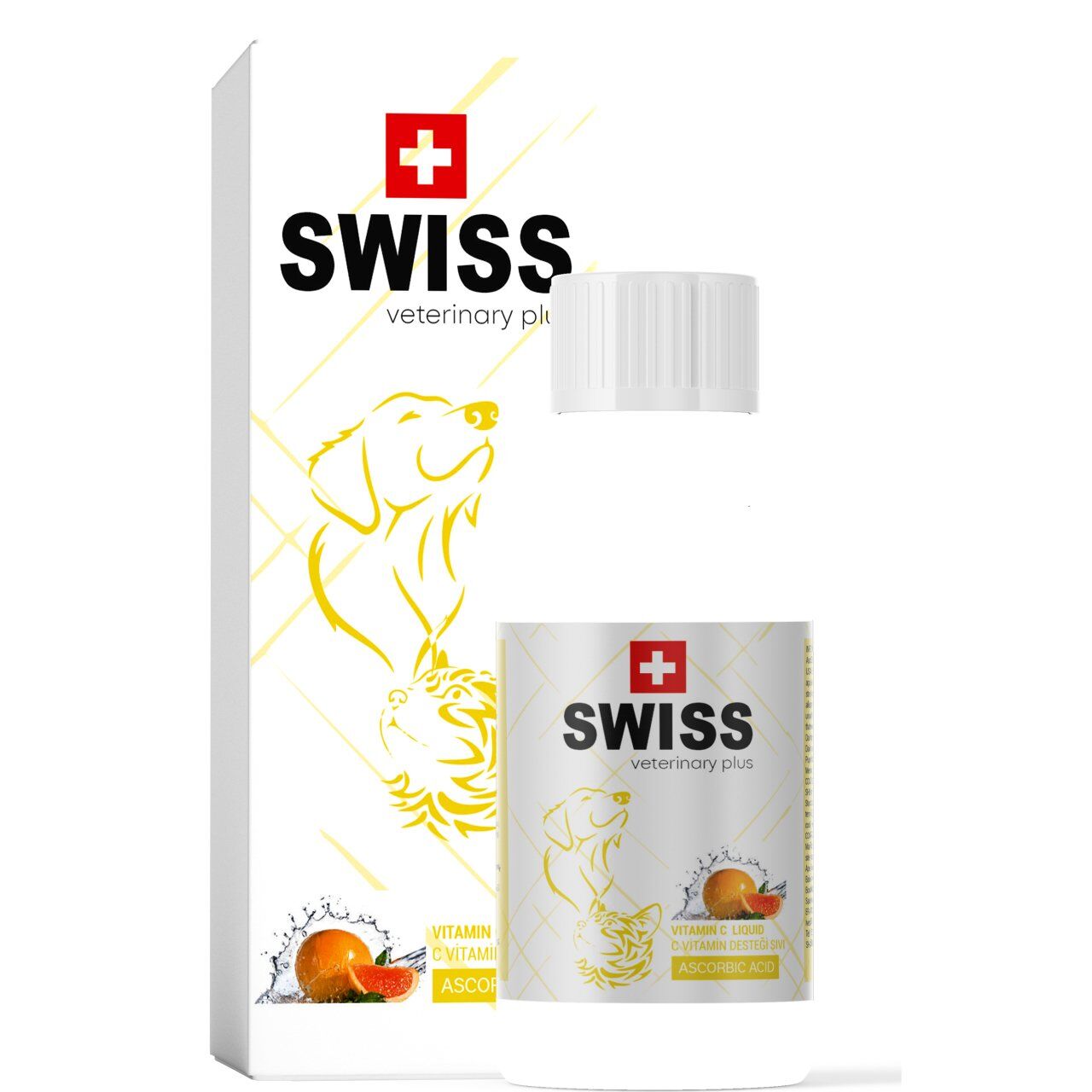 Swiss C Vitamins Effect Kedi ve Köpek Enfeksyona Karşı Destek 100 ml Likit