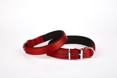 Doggie Comfort Dokuma Köpek Boyun Tasması 45-52 cm Kırmızı