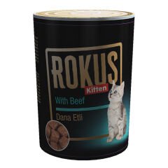 Rokus Etli Yavru Kedi Konserve Mama 410 gr