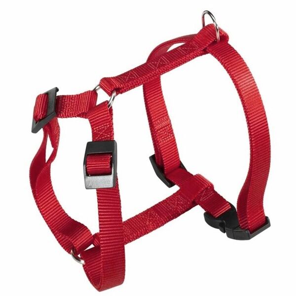 Dokuma Köpek Göğüs Tasması 2 cm Kırmızı