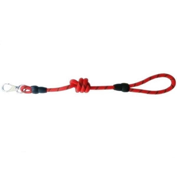 Ans Köpek Gezdirme Halatı 120 cm / 50 Kg Kırmızı-Siyah