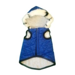 Chakie Köpek Montu Kapüşonlu 36*20 cm Mavi XXSmall No:2