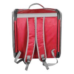 Markapet Çift Cam Kedi Köpek Taşıma Çantası 32x40x42 cm Kırmızı