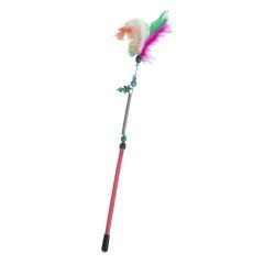Markapet Yaylı Kedi Oyun Oltası 45 cm - 57 cm Kırmızı