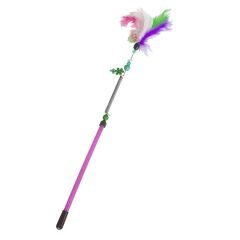 Markapet Yaylı Kedi Oyun Oltası 45 cm - 57 cm Pembe