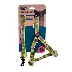 ANS Fosforlu Kamuflaj Köpek Tasması 1 cm/120 cm 35-55 cm