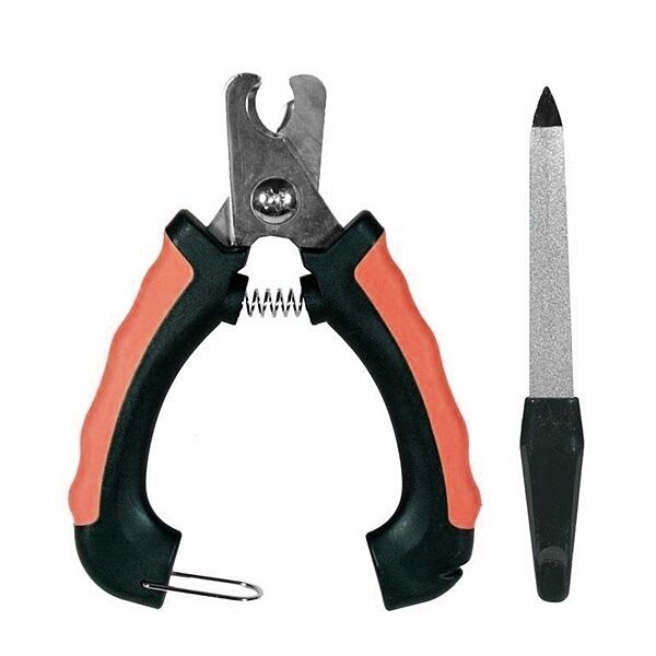Nunbell Köpek Tırnak Makası 12 cm + Törpü Hediyeli Turuncu