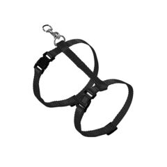 Kedi Göğüs Bel Tasması Dokuma 1 mm*15-25 cm Siyah