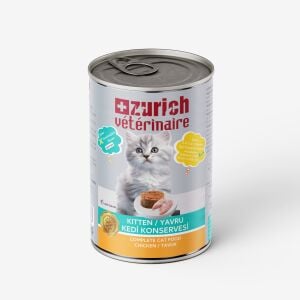 Zurich Veterinaire Pate Tavuklu Yavru Kedi Konservesi  24x415 gr