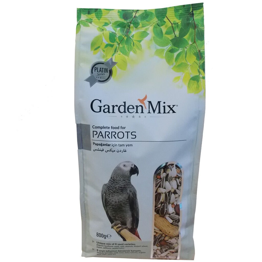 Garden Mix Platin Papağan Yemi 800 Gr ( 5 Adet )